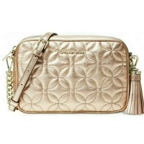 michael kors quilted floral purse